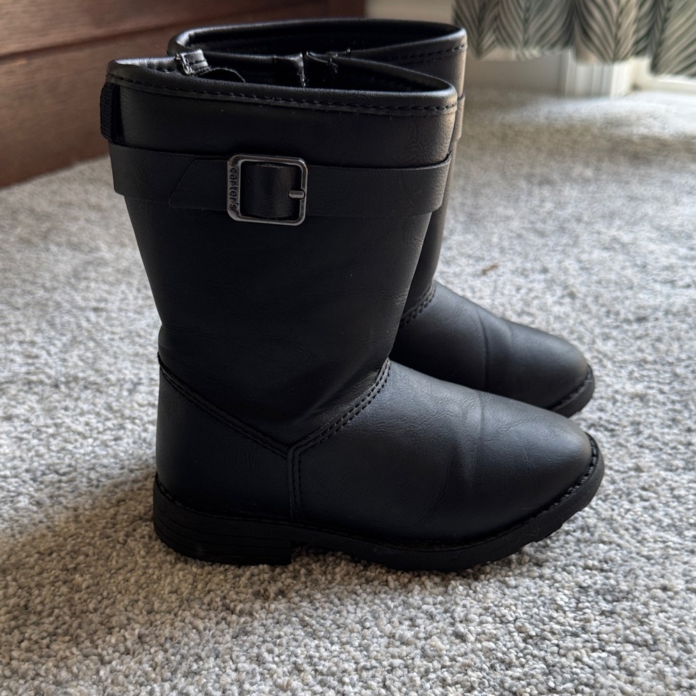 Carter’s Black Fashion Mid Calf Boots